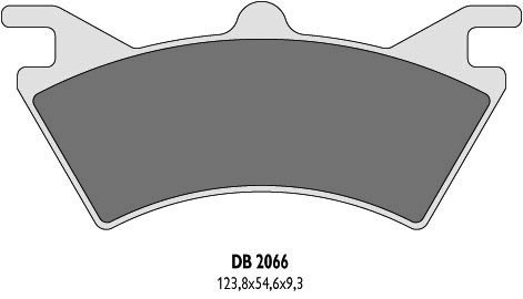 DELTA BRAKING KLOCKI HAMULCOWE KH313 POLARIS 6X6 - ZASTĘPUJĄ DB2066QD-D ORAZ DB2066MX-D