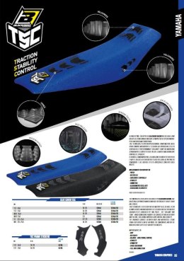 BLACKBIRD WYPRZEDAŻ POKROWIEC / POSZYCIE NA SIEDZENIE YAMAHA YZ 250F '19-'23,WR 250F '20-'23, YZ 450F '18-'22,WR 450F '19-'23 TS