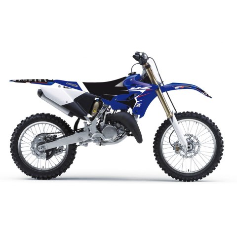 BLACKBIRD KOMPLET NAKLEJEK (OKLEIN) + POKROWIEC POSZYCIE NA SIEDZENIE YAMAHA YZ 125/250 '15-'21 DREAM 4 KOLOR NIEBIESKI CZARNY