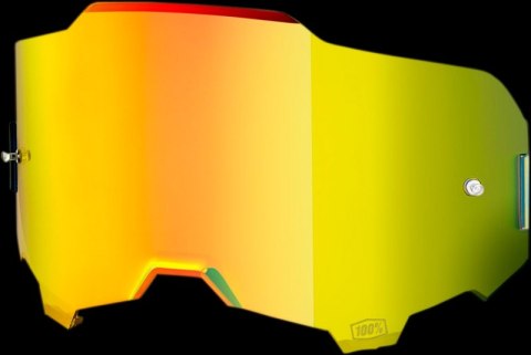 100 PROCENT ARMEGA REPLACEMENT LENS GOLD MIRROR, SZYBA/SZYBKA/SZYBKA DO GOGLI ARMEGA KOLOR ZŁOTE LUSTRO STARY KOD: 51040-009-02