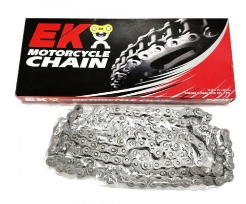EK ŁAŃCUCH NAPĘDOWY EK420DEH BEZ ORINGÓW 140 OGNIW HEAVY DUTY KOLOR NATURALNY (MADE IN JAPAN)