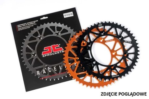 JT ZĘBATKA TYLNA 270 48 ALUMINIOWA RACELITE YAMAHA YZ/YZF/WRF '99-'20 (27048JT) (JTR251.48) (ŁAŃC. 520) KOLOR CZARNY