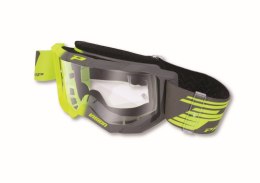 PROGRIP GOGLE PG3300-347 TR VISION KOLOR ŻÓŁTY FLUO SZARY (SZYBA PG3310 PRZEZROCZYSTA ANTISCRATCH, NO FOG, ANTI UV) (PZ3300TR-34