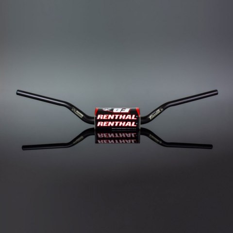 RENTHAL KIEROWNICA (36MM) MX FATBAR 36 HANDLEBAR BLACK RC/HONDA CRF, KAWASAKI KX/KXF KOLOR CZARNY Z GĄBKA