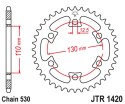 JT ZĘBATKA TYLNA 4401 40 BOMBARDIER DS 650 '00-'03 (JTR1420.40) (ŁAŃC. 530)