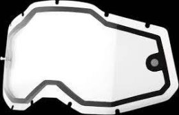 100 PROCENT RC2/AC2/ST2 REPLACEMENT LENS - CLEAR, SZYBA/SZYBKA PODWÓJNA DO GOGLI RACECRAFT 2/ ACCURI 2/ STRATA 2 KOLOR PRZEŹROCZ