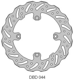 DELTA BRAKING TARCZA HAMULCOWA PRZÓD BETA 250 RR '05-12, 525 RR '05-12, WAVE (260X120,3X4MM) (4X8,5MM) (NG1263)