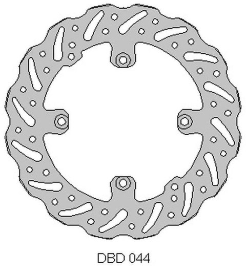 DELTA BRAKING TARCZA HAMULCOWA PRZÓD BETA 250 RR '05-12, 525 RR '05-12, WAVE (260X120,3X4MM) (4X8,5MM) (NG1263)