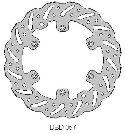 DELTA BRAKING TARCZA HAMULCOWA PRZÓD BETA 2T/4T '13-21, WAVE (260X126,5X3MM) (6X6,5MM) (NG1293)