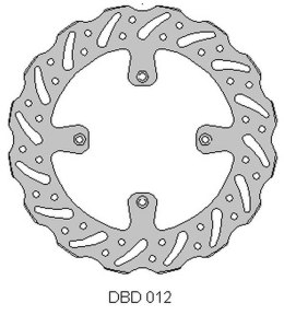 DELTA BRAKING TARCZA HAMULCOWA PRZÓD KAWASAKI KX 125 '89-'02, KX 250 '89-02, WAVE (250X100X3MM) (4X6,5MM) (NG1761,NG137)