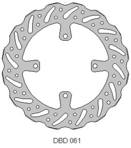 DELTA BRAKING TARCZA HAMULCOWA PRZÓD KAWASAKI KX 250 '15-21, KX 450 '15-21, WAVE (270X109,5X4MM) (4X9,5MM) (NG1151)
