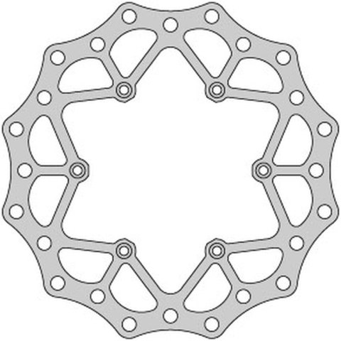 DELTA BRAKING TARCZA HAMULCOWA PRZÓD SUZUKI RM 125 '88-10, RM 250 '88-10, DRZ 250 '01-07, YAMAHA YZ 125 '01-16, YZ/YZF/WR 250 '0