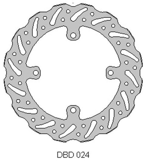 DELTA BRAKING TARCZA HAMULCOWA PRZÓD SUZUKI RMZ 250 '07-21, RMZ 450 '05-21, RMX450 '10-19, WAVE (250X118X3MM) (4X9,5MM) (NG1048X