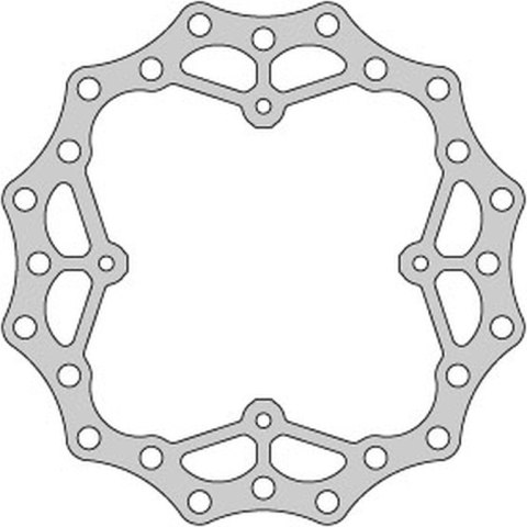 DELTA BRAKING TARCZA HAMULCOWA TYŁ HONDA CR 125 '02-07, CRF 250 '04-'21, CRF 250 X '04-17, CRF 450 '02-21, WAVE ULTRA LIGHT (240