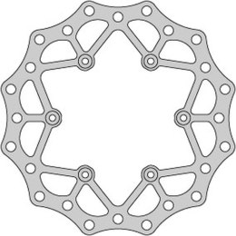 DELTA BRAKING TARCZA HAMULCOWA TYŁ YAMAHA YZ 125 '02-21, WRF 250 '02-21, WR 250 '02-07, YZ/YZF 250 '02-21, WRF/YZF '02-21, WAVE 