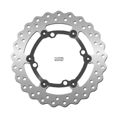 NG TARCZA HAMULCOWA PRZÓD BETA RR400/450 '05-07, HUSQVARNA CR125/250 '00-13, TC400/450/510 '02-13 (260X120X3MM) (4X6,5MM) WAVE P