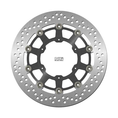 NG TARCZA HAMULCOWA PRZÓD BMW F 650/700/800 GS '93-'19, APRILIA PEGASO 650 '86-'08 (300X105X5MM) (6X6,5) PŁYWAJĄCA (ŚRODEK ALUMI