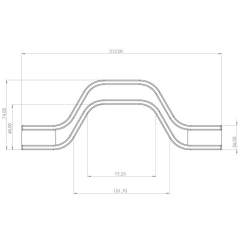 OXFORD KOTWA DO BETONU ANCHOR FORCE Z KOŁKAMI SUPER WZMOCNIONA (STARY KOD: LK398)