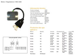 DZE REGULATOR NAPIĘCIA HONDA CB1300 97-01 (SC38, SC40), VFR800 98-99 (31600-MBG-305) (SH6890A)