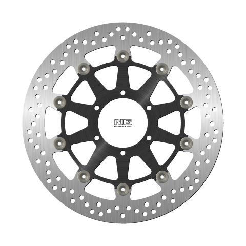 NG TARCZA HAMULCOWA PRZÓD BMW M1000RR/S1000RR '20-21 (320X80,2X4,5MM) (6X8,5MM) PŁYWAJĄCA (ŚRODEK ALUMINIOWY)