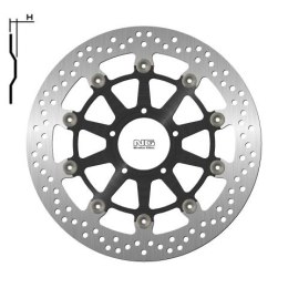 NG TARCZA HAMULCOWA PRZÓD DUCATI 848 '08-13, PANIGALE 959 '18-19, S4R 996 '07-09 (320X72X5MM) (5X8,5MM) PŁYWAJĄCA (ŚRODEK ALUMIN