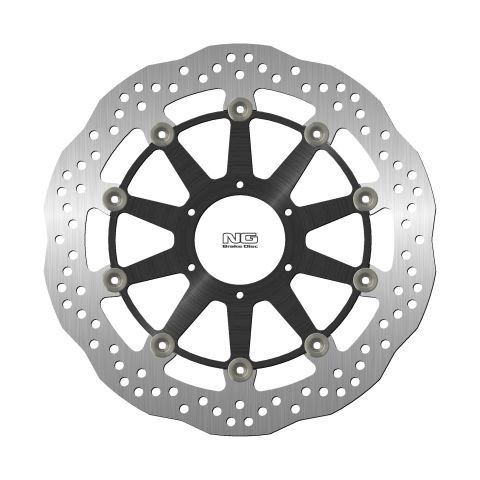 NG TARCZA HAMULCOWA PRZÓD HONDA CBR1000RR '09-19 (320X74X5MM) (6X6,5MM) WAVE PŁYWAJĄCA (ŚRODEK ALUMINIOWY)