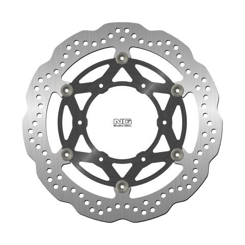 NG TARCZA HAMULCOWA PRZÓD SUZUKI GSX-S 1000 '15-'22 (310X110X5MM) (6X8,5MM) WAVE PŁYWAJĄCA (ŚRODEK ALUMINIOWY) (GSX1000S, GSXS 1