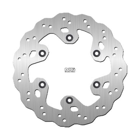 NG TARCZA HAMULCOWA TYŁ YAMAHA WR125/250/YZ125 '98-02, WR400/426 '99-01 (240X115X4MM) (6X6,5MM) WAVE