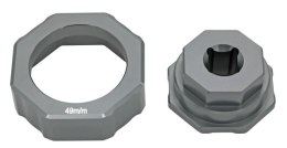 ACCEL KLUCZ DO SERWISU ZAWIESZEŃ PRZEDNICH DWUKOMOROWYCH KAYABA (KYB) ZESTAW DO ROZKRĘCANIA WKŁADU I GŁÓWNEJ NAKRĘTKI 49MM (KAYA