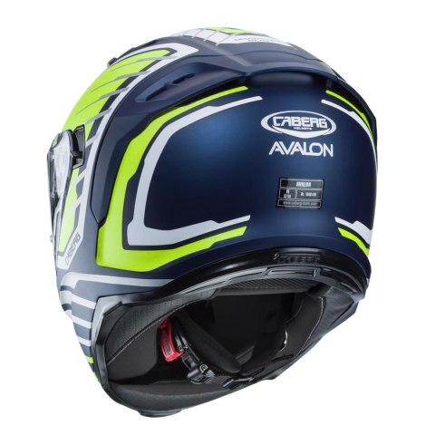 CABERG WYPRZEDAŻ KASK INTEGRALNY AVALON FORGE KOLOR NIEBIESKI/BIAŁY/ŻÓŁTY FLUO MAT ROZMIAR S