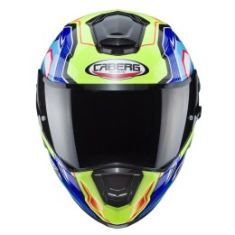 CABERG WYPRZEDAŻ KASK INTEGRALNY Z BLENDĄ MODEL DRIFT EVO LB29 (PINLOCK) KOLOR CZARNY/NIEBIESKI/ŻÓŁTY FLUO ROZMIAR L (PINLOCK W 