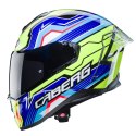 CABERG WYPRZEDAŻ KASK INTEGRALNY Z BLENDĄ MODEL DRIFT EVO LB29 (PINLOCK) KOLOR CZARNY/NIEBIESKI/ŻÓŁTY FLUO ROZMIAR XL (PINLOCK W
