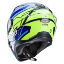CABERG WYPRZEDAŻ KASK INTEGRALNY Z BLENDĄ MODEL DRIFT EVO LB29 (PINLOCK) KOLOR CZARNY/NIEBIESKI/ŻÓŁTY FLUO ROZMIAR XL (PINLOCK W