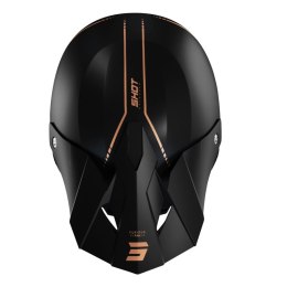 SHOT RACING WYPRZEDAŻ KASK MOTO FURIOUS RAW 3.0 BLACK BRONZE MATT KOLOR BRĄZOWY MAT/CZARNY ROZMIAR L