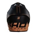 SHOT RACING WYPRZEDAŻ KASK MOTO FURIOUS RAW 3.0 BLACK BRONZE MATT KOLOR BRĄZOWY MAT/CZARNY ROZMIAR L