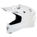 SHOT RACING WYPRZEDAŻ KASK MOTO LITE SOLID WHITE GLOSSY 2.0 KOLOR BIAŁY BŁYSZCZĄCY ROZMIAR L