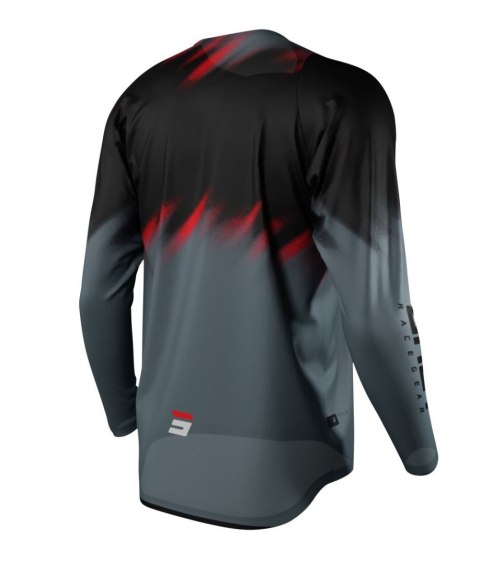 SHOT RACING WYPRZEDAŻ KOSZULKA MOTO DEVO VERSUS BLACK RED KOLOR SZARY/CZARNY/CZERWONY ROZMIAR L