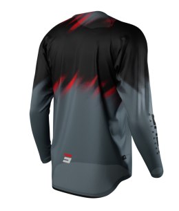 SHOT RACING WYPRZEDAŻ KOSZULKA MOTO DEVO VERSUS BLACK RED KOLOR SZARY/CZARNY/CZERWONY ROZMIAR XL