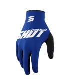 SHOT RACING WYPRZEDAŻ RĘKAWICE MOTO DEVO RAW BURST BLUE KOLOR NIEBIESKI/BIAŁY ROZMIAR 11