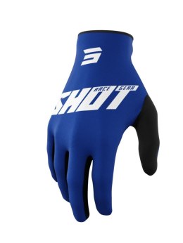 SHOT RACING WYPRZEDAŻ RĘKAWICE MOTO DEVO RAW BURST BLUE KOLOR NIEBIESKI/BIAŁY ROZMIAR 11