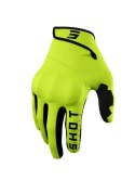 SHOT RACING WYPRZEDAŻ RĘKAWICE SOFTSHELL ZIMOWE TRAINER CE 2.0 NEON YELLOW KOLOR ŻÓŁTY NEON/CZARNY ROZMIAR 08