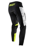 SHOT RACING WYPRZEDAŻ SPODNIE MOTO CONTACT CAMO NEON KOLOR CZARNY/BIAŁY/ŻÓŁTY ROZMIAR 30