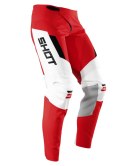 SHOT RACING WYPRZEDAŻ SPODNIE MOTO CONTACT CHASE RED KOLOR CZERWONY/BIAŁY/CZARNY ROZMIAR 38
