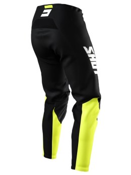 SHOT RACING WYPRZEDAŻ SPODNIE MOTO DEVO RAW BURST NEON YELLOW KOLOR CZARNY/ŻÓŁTY/BIAŁY ROZMIAR 28