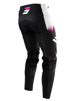 SHOT RACING WYPRZEDAŻ SPODNIE MOTO DZIECIĘCE/JUNIOR DEVO KID VERSUS PINK KOLOR CZARNY/BIAŁY/RÓŻOWY ROZMIAR 6/7
