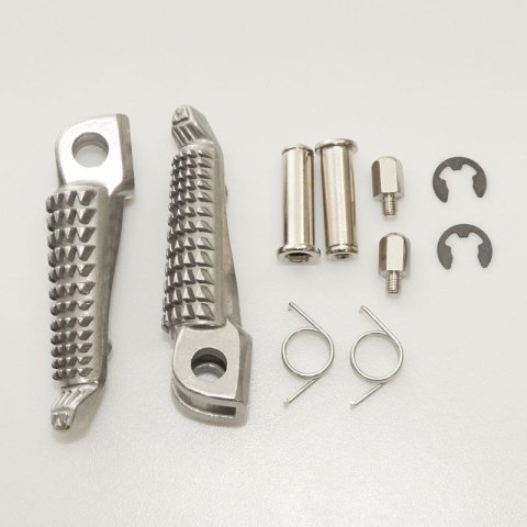 BIKETEC PARTS ZESTAW PODNÓŻKÓW (PODNÓŻKI) KIEROWCY KOMPLETNY Z MOCOWANIAMI KAWASAKI ZX-6R/ZX-10R '03-13, NINJA 650R '06-13, ER6 