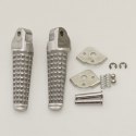 BIKETEC PARTS ZESTAW PODNÓŻKÓW (PODNÓŻKI) PASAŻERA KOMPLETNY Z MOCOWANIAMI SUZUKI GSXR 600/750 '96-05, GSXR 1000 '01-04 KOLOR SR