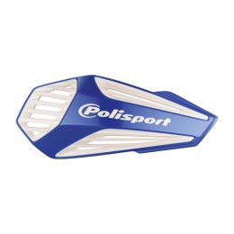 POLISPORT PROMOCJA OSŁONY RĄK (HANDBARY) MODEL MX AIR Z UNIWERSALNYM ZESTAWEM MONTAŻOWYM 22/28 KOLOR NIEBIESKO BIAŁY