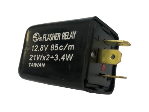 CL PRZERYWACZ KIERUNKOWSKAZÓW 12V 23Wx2+3,4W ŻARÓWKOWYCH 3 PIN (OBUDOWA PROSTOKĄTNA)