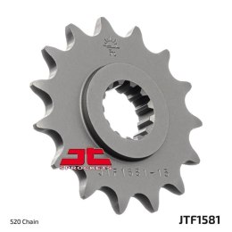 JT ZĘBATKA PRZEDNIA 566M 16 YAMAHA YZF R6 '99-20', FZ6 '04-09' (566M16JT) (ŁAŃC. 520) KONWERSJA